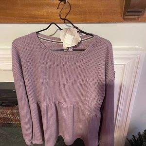 Top Knox Rose light purple new with tags